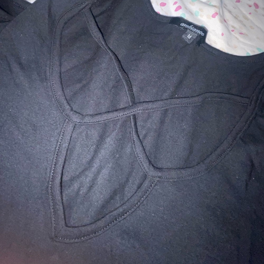 off the shoulder low neck top